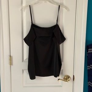 Soft, silky black top